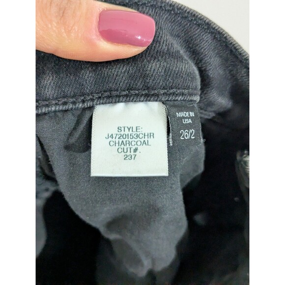 Veronica Beard Jeans Size 26 Charcoal Stretch Beverly Skinny Flare High Rise - Picture 11 of 11